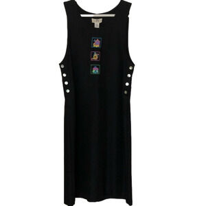 Original TY Wear Embroidered Maxi Jumper Vintage with Buttons